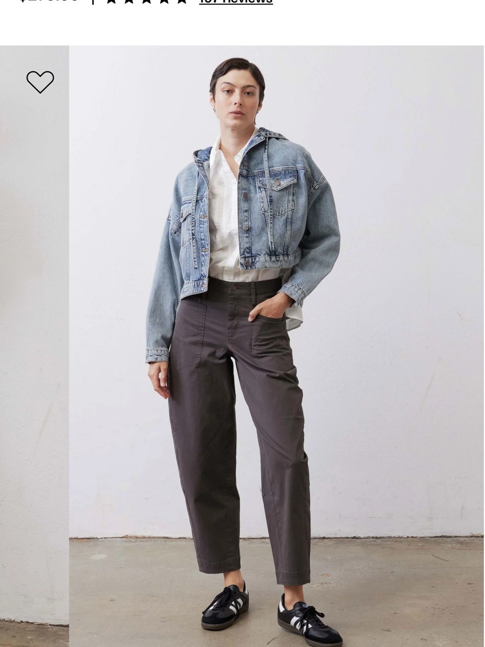 Ruti Denim Jacket 2.0 - Cropped Denim Jacket - Women